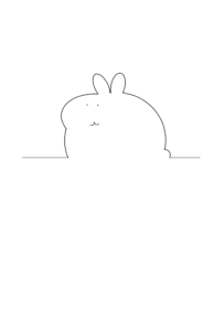 うさぎ（卯年）のイラスト