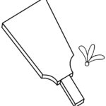 羽子板のイラスト