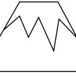 富士山のイラスト
