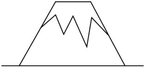 富士山のイラスト