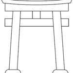 鳥居のイラスト