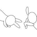 うさぎ（卯年）のイラスト