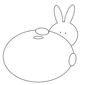 うさぎ（卯年）のイラスト