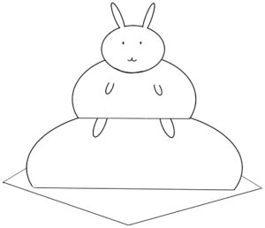 うさぎ（卯年）のイラスト