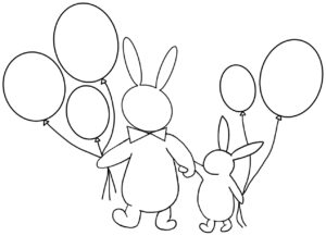 うさぎ（卯年）のイラスト